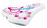Sa Selle Bassano Lady Bike Junior, 220x155mm, culoare alb/roz Cod:442607010RM