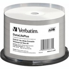 DVD-R VERBATIM 4.7GB 120min viteza 16x 50 buc printabil 43734 foto