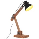 Lampa de birou industriala, negru, 58x18x90 cm, E27, rotund