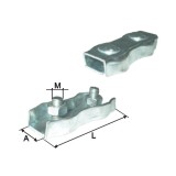 BRIDA FIXARE DUBLA M4 / 7X35MM