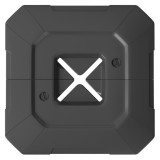 Outsunny Set 2 Greutăți pentru Baza Umbrelei, Bază pentru Umbrelă din HDPE, Reumplibilă cu 80 kg Apă sau 105 kg Amestec Nisip și Apă, 101x101x12 cm, N