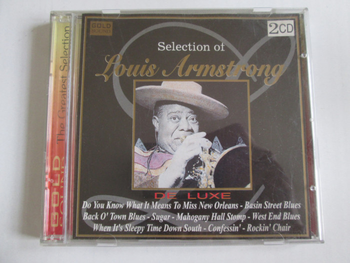 Rar! 2 x CD The greatest selection of Louis Armstrong,gold sound de luxe 1997