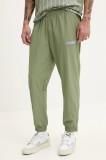 Karl Kani pantaloni de trening barbati, culoarea verde, cu imprimeu, 60060039