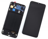 Display Samsung Galaxy A30 A305 TFT cu Rama Black Negru