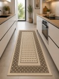 Cumpara ieftin Covor Bucatarie Iuta Naturalle 80x200 Crem Natura 903-19 Polipropilena Antialergic Hol Balcon Terasa Living