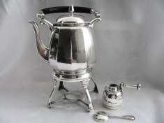 SAMOVAR DIN ARGINT MASIV 800 STILUL CHIPPENDALE foto