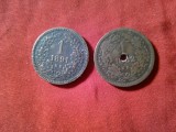 2 Monede 1 kreuzer Ungaria 1882 cal. slaba, gaurit si 1891 cal. Buna-F.Buna, Europa
