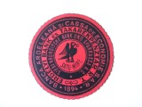 Rar! Satu Mare,timbru de control Banca Ardeleana si Casa de Economie S.A.R. din anii 20,diametrul:43 mm