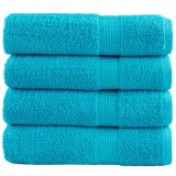 VidaXL Prosoape de baie premium SOLUND 4 buc 100x150 cm 600 gsm