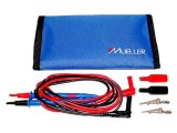 Cablu de masurare cu borne crocodil Mueller KT-BMMPS, set complet cu geanta