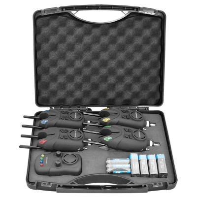 Set avertizoare wireless Baracuda SG-K2 + receptor, 4 bucati, negru foto