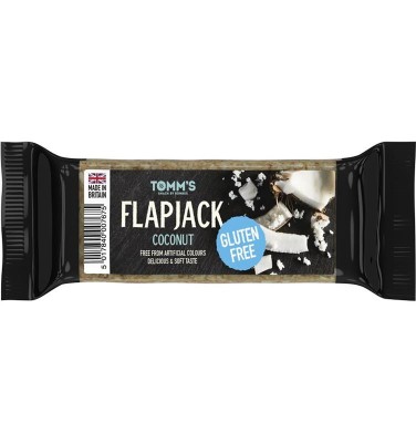 Baton Energizant cu Nuca de Cocos Fara Gluten Flapjack Tomm&amp;#039;s 100 grame Bombus foto