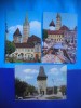 HOPCT LOT 2170 MEDIAS -JUD SIBIU -3 CARTI POSTALE-CIRCULATE, Circulata, Printata