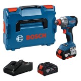 Bosch GDX 18V-285 Masina de gaurit cu percutie 18V, 500Nm + 2 acumulatori 4.0Ah + incarcator GAL 18V-40 + L-BOXX ProAdvanced PowerfulTools