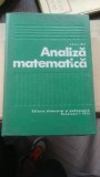 ANALIZA MATEMATICA de LASCU BAL , Bucuresti 1971