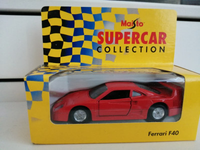 bnk jc Ferrari F40- 1/39 - Maisto Supercar Collection foto