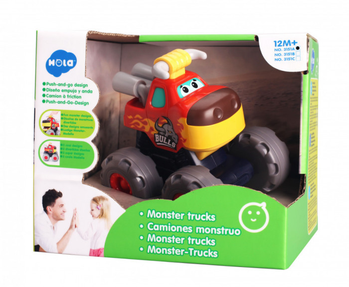 Masinuta bebe monster truck taurasul cel furios