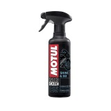 Motul E5 Shine &amp; Go Solutie Curatare Moto, 400ml - Luciu Rapid, Protectie Suprafete Vopsite, Metal, Plastic