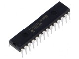 Microcontroler PIC 20MHz cu GPIO, I2C, ICSP, SPI, USART THT