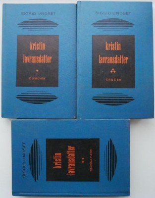 Kristin Lavransdatter (3 volume) &amp;ndash; Sigrid Undset foto