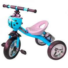 Tricicletă cu pedale, Buburuză, Albastru