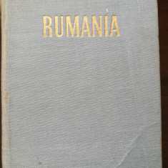 Carte album România administrativ 1956 în engleza