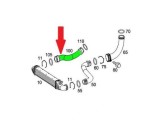 Furtun intercooler, supraalimentare Mercedes E-Class (W211) 2002-2009, Sprinter 2000-2006, cauciuc, RapidAuto 5016PT-8