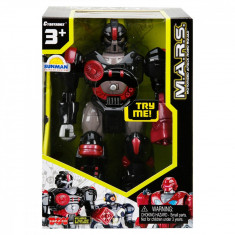 Robot cu functii, Happy Kid, M.A.R.S. 17 cm, Negru