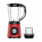 Blender Redpower Heinner, 500 W, 1.5 l, lame inox, functie Pulse, Rosu