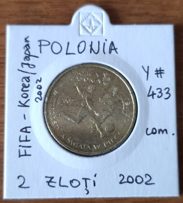 2 zloți 2002 Polonia, fotbal