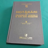 HOTĂR&Acirc;RI ALE GUVERNULUI ROM&Acirc;NIEI ȘI ALTE ACTE NORMATIVE * 5 MAI1999 * 300