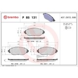 Placute frana Seat Alhambra (710), VW CC B7 (358), Golf 7 (5g1), Passat B7 (362), Passat B8 (3g2), Sharan (7n1), T-Roc (A11), punte fata, BREMBO