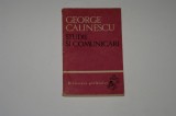 Studii si comunicari - George Calinescu
