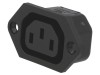 Conector Alimentare AC IEC 60320 10A 250V IP30