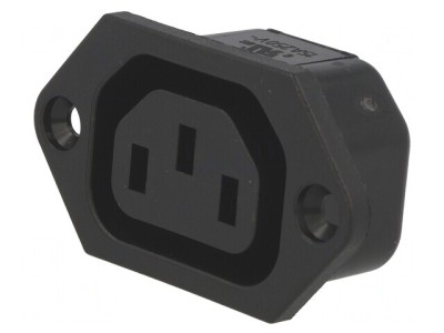 Conector Alimentare AC IEC 60320 10A 250V IP30 foto