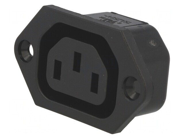 Conector Alimentare AC IEC 60320 10A 250V IP30