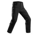 Pantaloni Moto Motowolf din Material Elastic cu Protecții Level 1 &ndash; Ventilație, Buzunare Multiple, Negri
