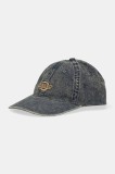 Dickies șapcă de baseball din denim culoarea albastru marin, cu imprimeu, DK0A867HK581