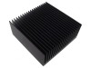 Radiator Extrudat cu Aripioare Negru 200x200x83mm