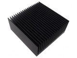 Radiator Extrudat cu Aripioare Negru 200x200x83mm
