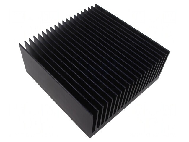 Radiator Extrudat cu Aripioare Negru 200x200x83mm