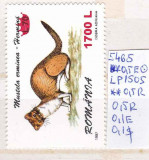 2000 Fauna supratipar Animale cu blana pretioasa 1997 LP1505 MNH Pret 0,7+1Lei, Nestampilat