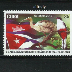 CUBA 2010, Fauna, Pasari, serie neuzata, MNH