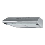 Cumpara ieftin Hota CleanAir Heinner, 2 x 60 W, 326.4 m3/h, 60 cm, 2 motoare, LED, inox, filtru aluminiu, Argintiu