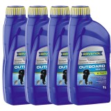 Pachet 4 litri ulei Ravenol 4T Outboardoel 10W40