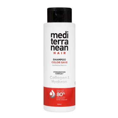 Sampon pentru par vopsit cu Hydrarestore Complex, acid hialuronic si colagen Mediterranean 350 ml foto