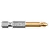 Bit surubelnita PH1x50 mm 1/4 titanizat pentru surubelnita electrica Graphite