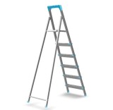 Cumpara ieftin Scara otel 6 trepte, 5+1, 123cm, 120kg, 6,4kg, pliabila, Perilla 11005