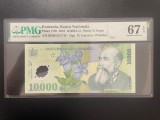 Romania 10.000 lei 2001 pick 112b grad 67 pmg