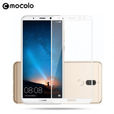 Folie Sticla Securizata Huawei Mate 10 Lite Acoperire Completa Alba foto